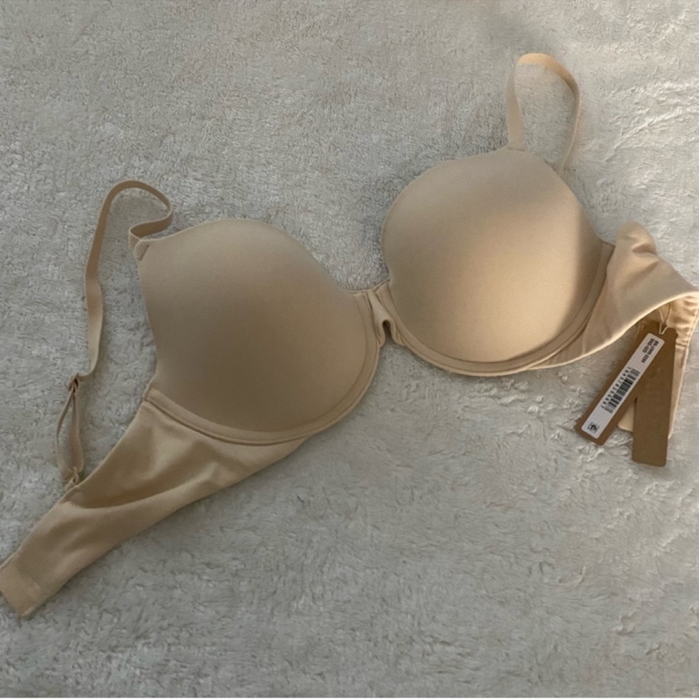 SKIMS Fits Everybody Tshirt Bra Sand NWT size 32D (2294) - Picture 1 of 2
